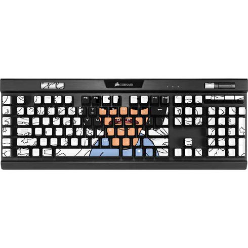 Bobs Burgers Tina Uhh K95 RGB PLATINUM Mechanical Gaming Keyboard Skin