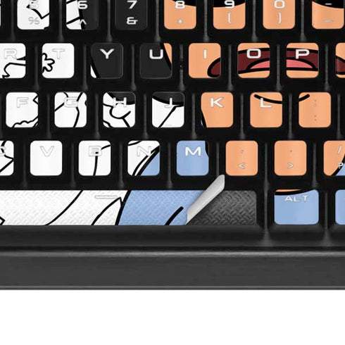 Bobs Burgers Tina Uhh K95 RGB PLATINUM Mechanical Gaming Keyboard Skin