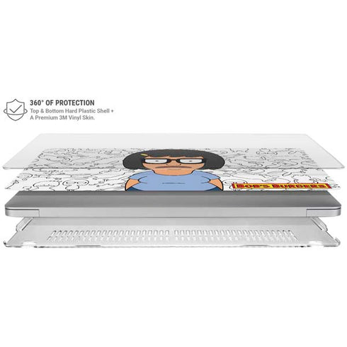 Bobs Burgers Tina Uhh MacBook Air 15in (2023-2025) Case plus Skin