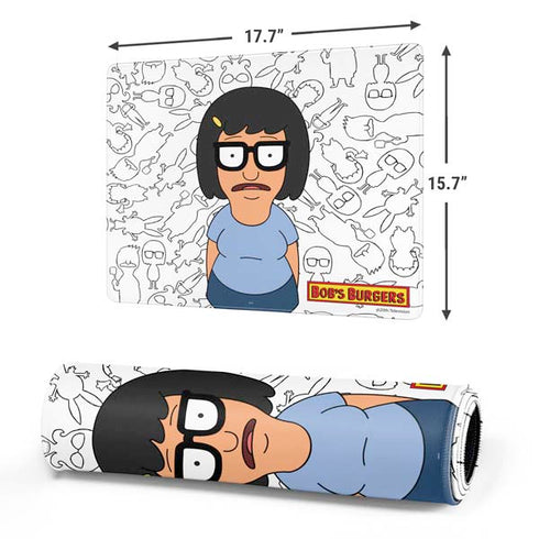 Bobs Burgers Tina Uhh Gaming Mouse Pad