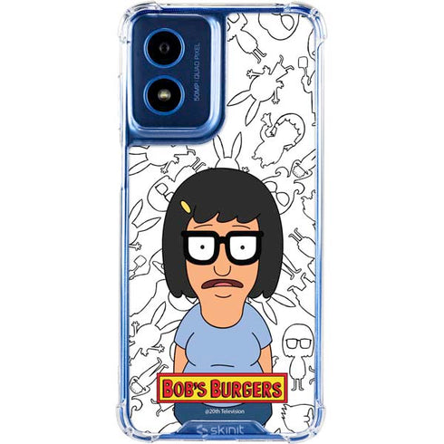Bobs Burgers Tina Uhh Moto G Play 4G (2024) Clear Case