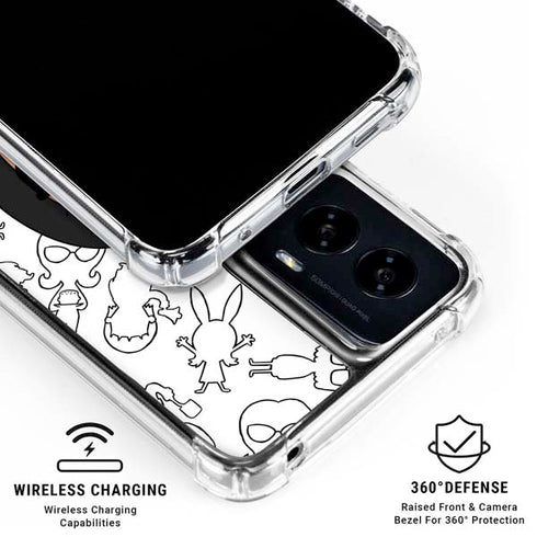 Bobs Burgers Tina Uhh Moto G Power 5G (2024) Clear Case