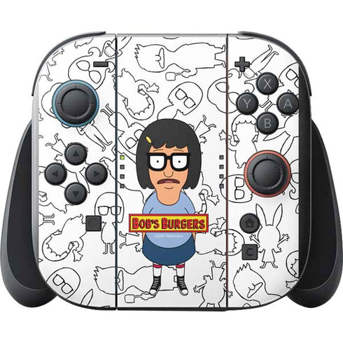Bobs Burgers Tina Uhh Nintendo Switch 2 (2025) with Joy-Con Skin