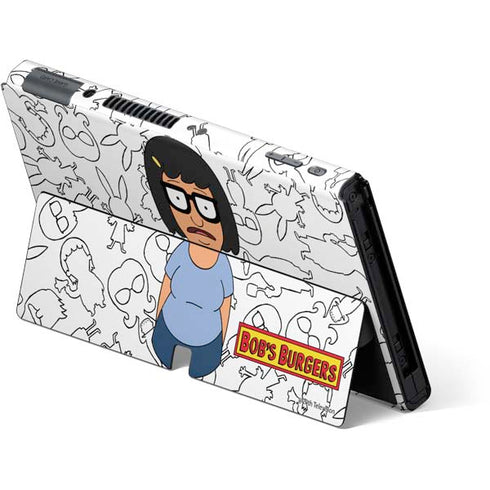 Bobs Burgers Tina Uhh Nintendo Switch OLED (2021) Skin