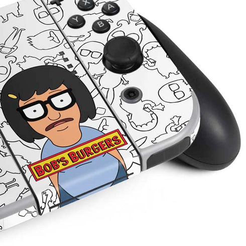Bobs Burgers Tina Uhh Nintendo Switch OLED (2021) Skin