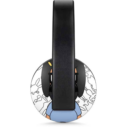 Bobs Burgers Tina Uhh PlayStation 4 Gold Wireless Headset Skin