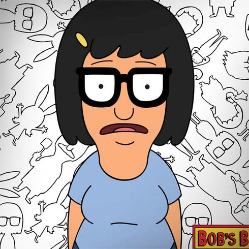 Bobs Burgers Tina Uhh PlayStation 4 Gold Wireless Headset Skin