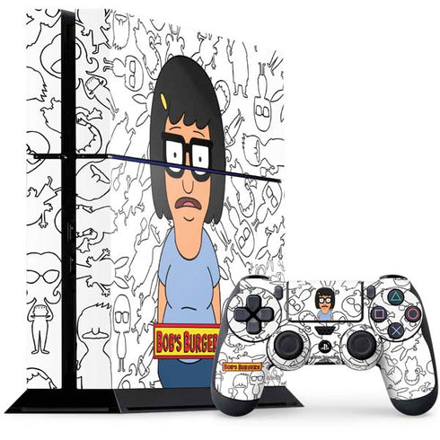 Bobs Burgers Tina Uhh PS4 Console and Controller Bundle Skin
