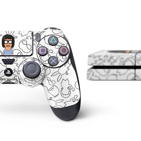 Bobs Burgers Tina Uhh PS4 Console and Controller Bundle Skin