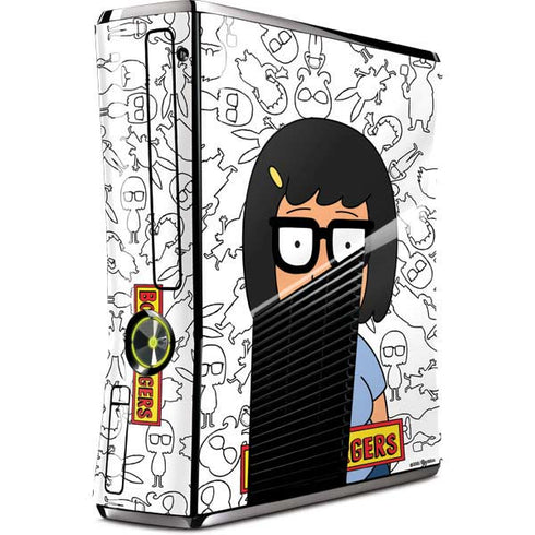 Bobs Burgers Tina Uhh Xbox 360 Slim (2010) Skin