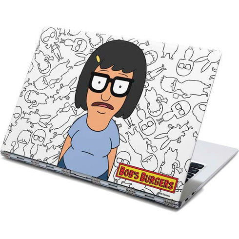 Bobs Burgers Tina Uhh Yoga 910 2-in-1 14in Touch-Screen Skin