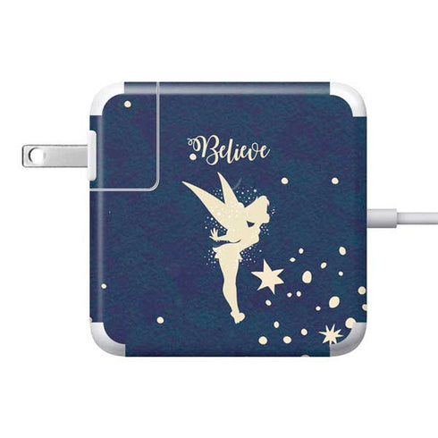 Disney Tinker Bell Believe 85W Power Adapter (15 and 17 inch MacBook Pro Charger) Skin
