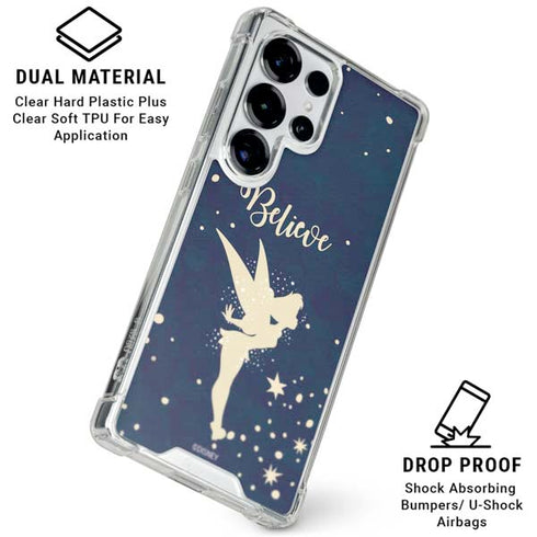 Disney Tinker Bell Believe Galaxy S26 Ultra Clear Case