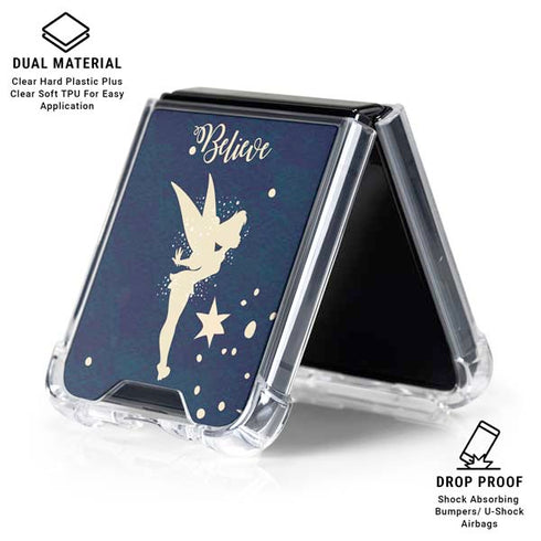 Disney Tinker Bell Believe Galaxy Z Flip6 Clear Case