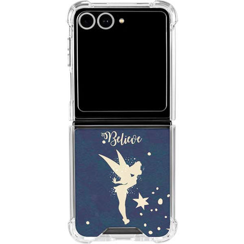 Disney Tinker Bell Believe Galaxy Z Flip7 Clear Case
