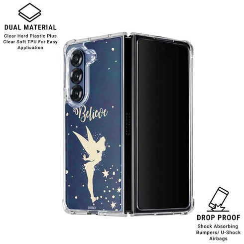 Disney Tinker Bell Believe Galaxy Z Fold7 Clear Case
