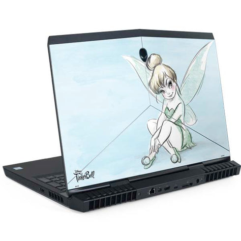 Disney Tinker Bell Sketch Art Dell Alienware Skin
