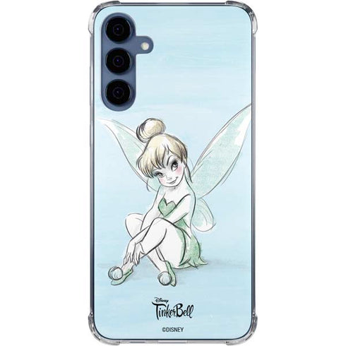 Disney Tinker Bell Sketch Art Galaxy A35 5G Clear Case