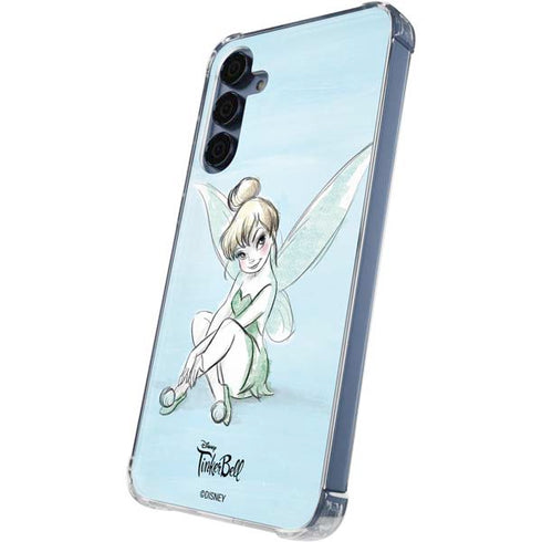 Disney Tinker Bell Sketch Art Galaxy A35 5G Clear Case