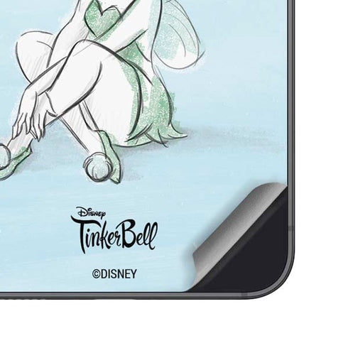 Disney Tinker Bell Sketch Art Galaxy S25 Plus Skin