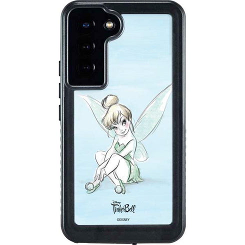 Disney Tinker Bell Sketch Art Galaxy S24 Plus Waterproof Case
