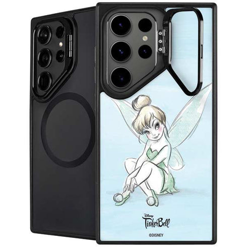 Disney Tinker Bell Sketch Art Galaxy S25 Ultra Kickstand Case
