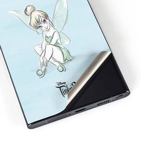 Disney Tinker Bell Sketch Art Galaxy S25 Ultra Skin