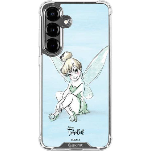 Disney Tinker Bell Sketch Art Galaxy S26 Plus Clear Case