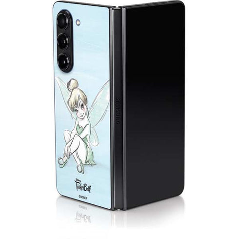 Disney Tinker Bell Sketch Art Galaxy Z Fold5 5G Skin