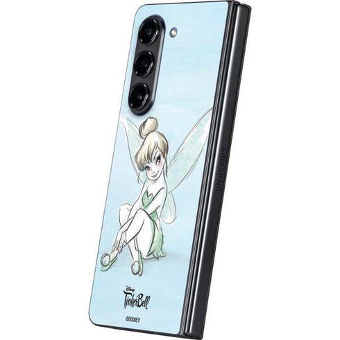 Disney Tinker Bell Sketch Art Galaxy Z Fold5 5G Skin