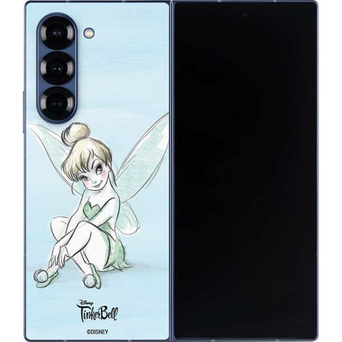 Disney Tinker Bell Sketch Art Galaxy Z Fold6 Skin