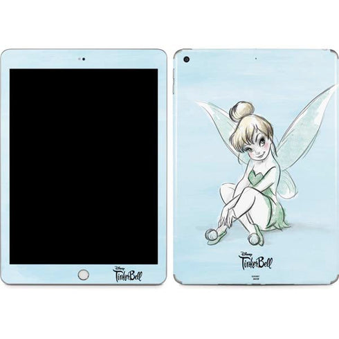 Disney Tinker Bell Sketch Art Apple iPad Skin
