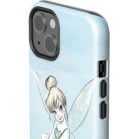 Disney Tinker Bell Sketch Art iPhone 15 Impact Case