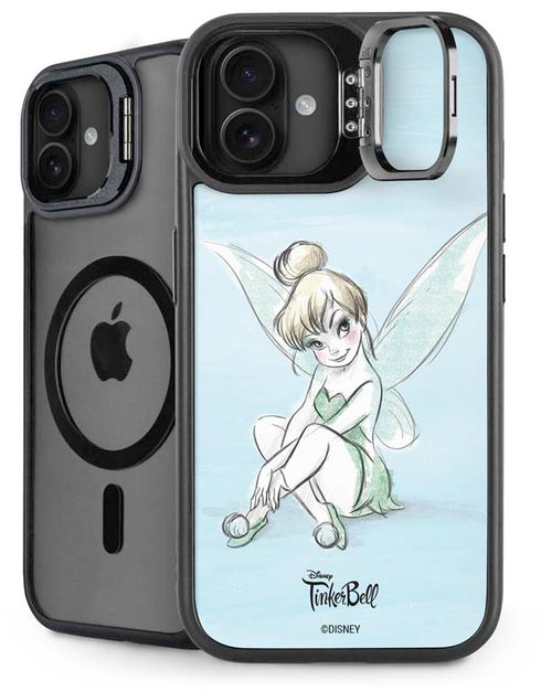 Disney Tinker Bell Sketch Art iPhone 16 Kickstand Case