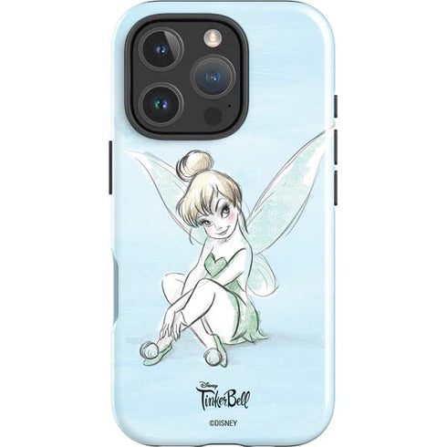 Disney Tinker Bell Sketch Art iPhone 16 Pro Max Impact Case