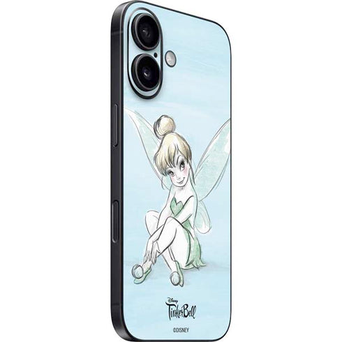 Disney Tinker Bell Sketch Art iPhone 16 Skin