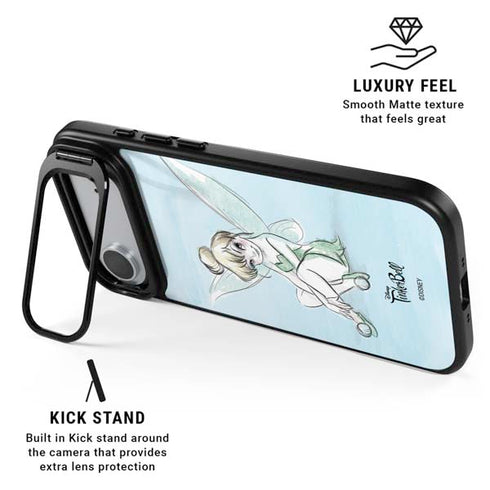 Disney Tinker Bell Sketch Art iPhone 17 Air Kickstand Case