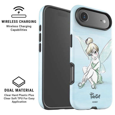 Disney Tinker Bell Sketch Art iPhone 17 Air Magsafe Impact Case