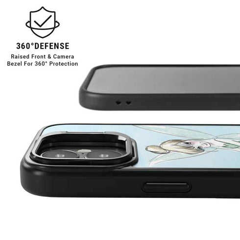 Disney Tinker Bell Sketch Art iPhone 17 Kickstand Case