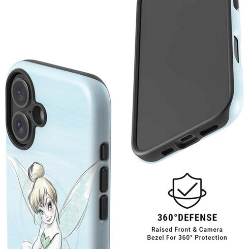 Disney Tinker Bell Sketch Art iPhone 17 Magsafe Impact Case