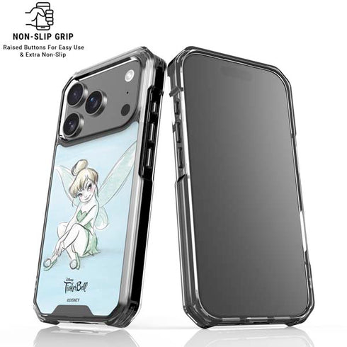 Disney Tinker Bell Sketch Art iPhone 17 Pro Clear Case