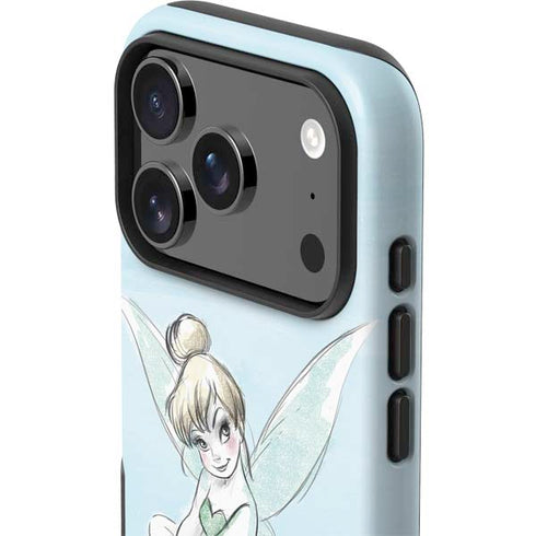 Disney Tinker Bell Sketch Art iPhone 17 Pro Max Impact Case