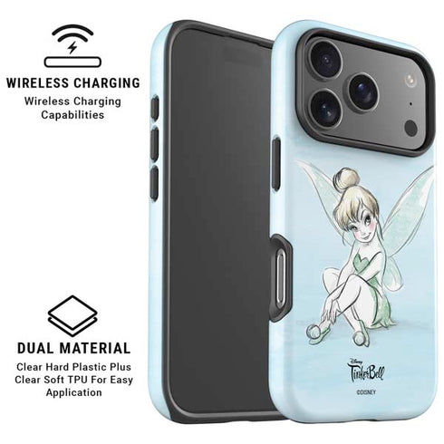 Disney Tinker Bell Sketch Art iPhone 17 Pro Max Magsafe Impact Case