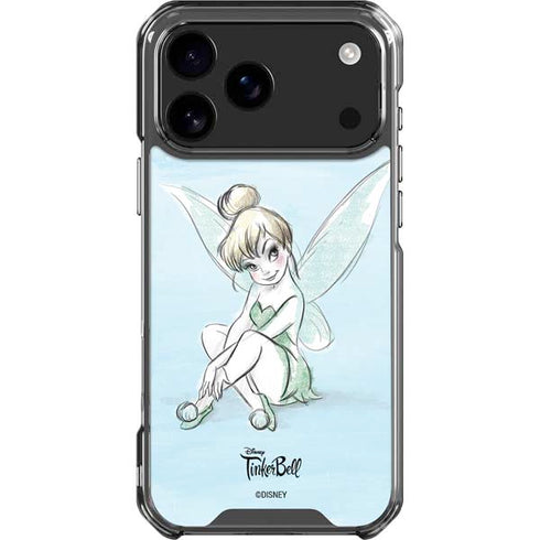 Disney Tinker Bell Sketch Art iPhone 18 Pro Max Clear Case