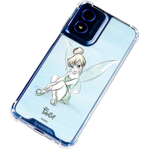 Disney Tinker Bell Sketch Art Moto G 5G (2024) Clear Case