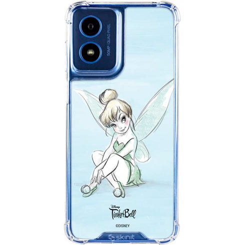 Disney Tinker Bell Sketch Art Moto G Play 4G (2024) Clear Case