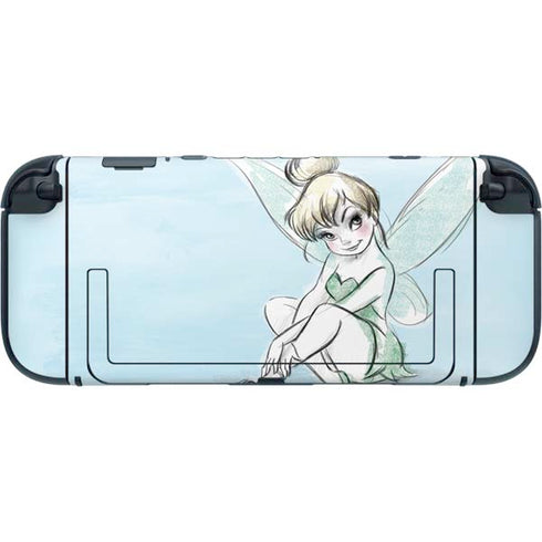 Disney Tinker Bell Sketch Art Nintendo Switch 2 (2025) with Joy-Con Skin