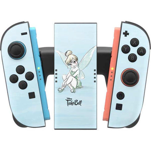 Disney Tinker Bell Sketch Art Nintendo Switch 2 (2025) Joy-Con Controller Skin