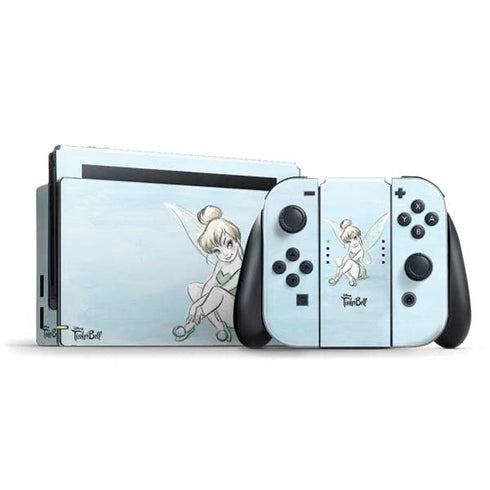 Disney Tinker Bell Sketch Art Nintendo Skins