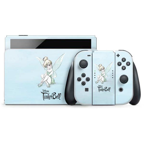 Disney Tinker Bell Sketch Art Nintendo Skins